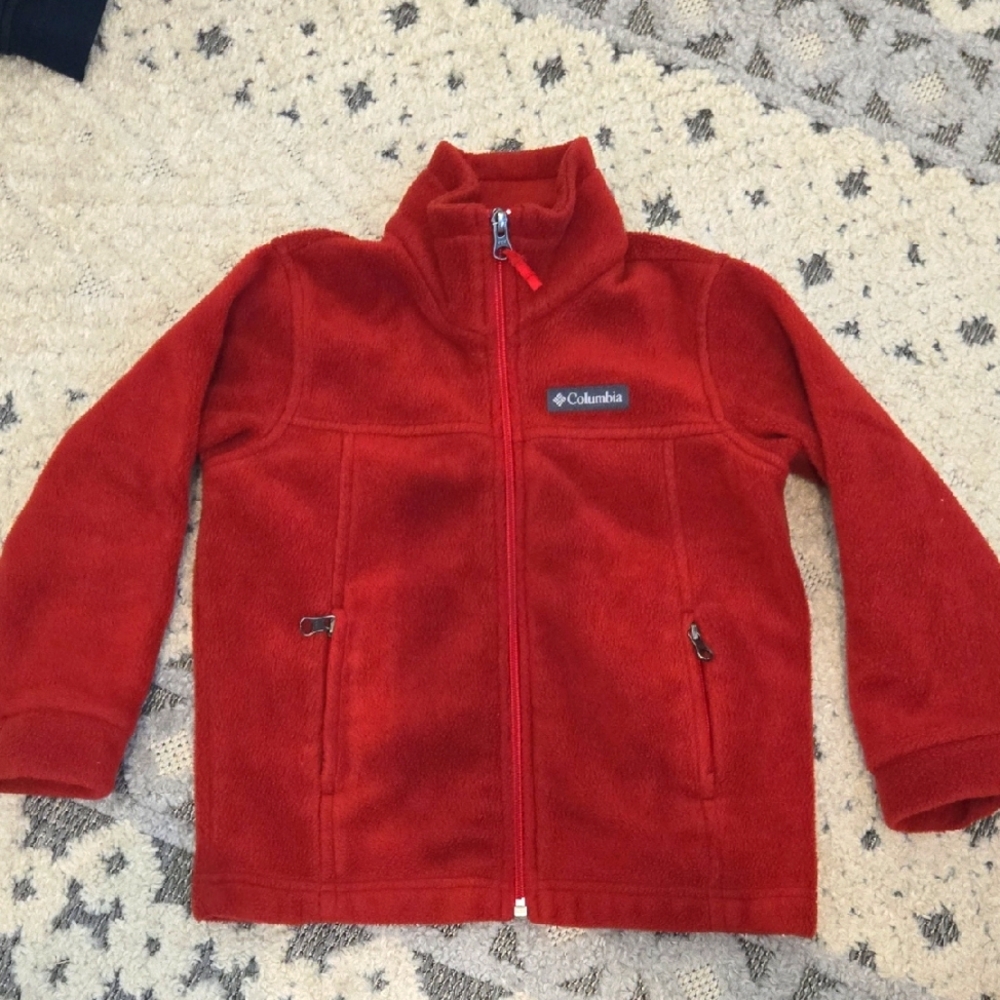 Columbia Kids Red Fleece Jacket